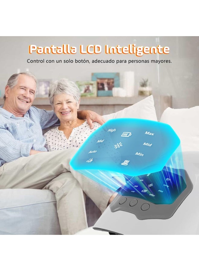 جهاز تدليك الركبة بـ 3 مستويات اهتزاز و3 مستويات حرارة قابل لإعادة الشحن لتخفيف آلام الركبة للرجال والنساء والآباء - Image 3